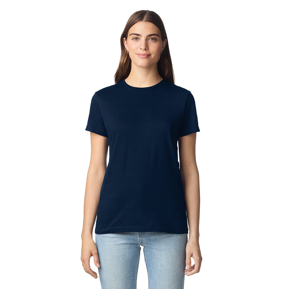 Футболка SOFTSTYLE WOMAN, ЧЕРНЫЙ L — GIL64000nvS