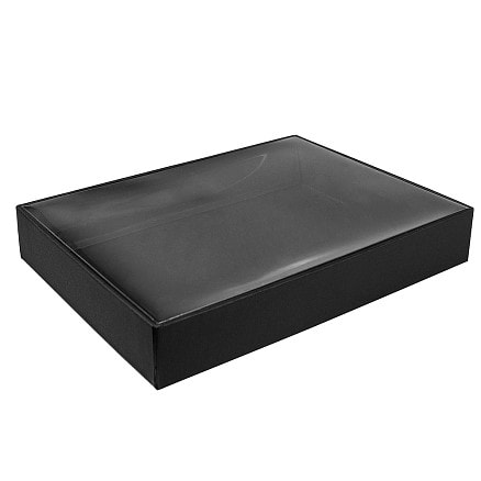 Ежедневник Flexy Foggia Leatherette B5, черный, недатированный, в гибкой обложке в подарочной коробке