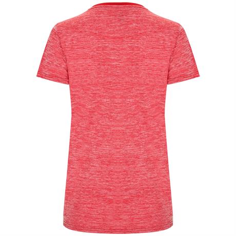 Спортивная футболка ZOLDER WOMAN женская, КРАСНЫЙ/ПЁСТРЫЙ КРАСНЫЙ 2XL