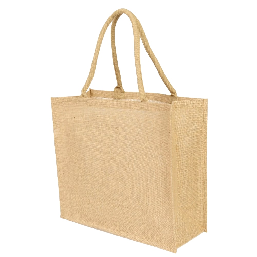 Сумка из джута Caravan Jute, чёрная — 6151415.21