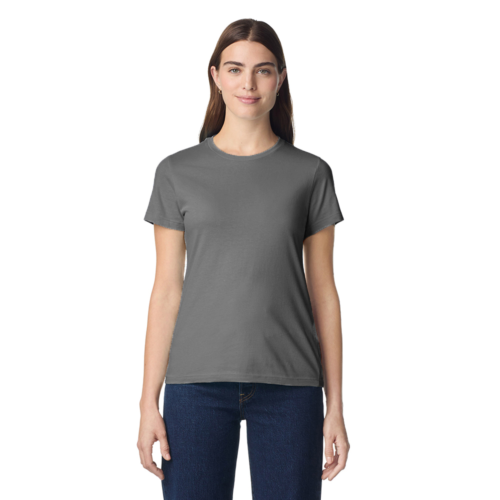 Футболка SOFTSTYLE WOMAN, ЧЕРНЫЙ L — GIL64000chS