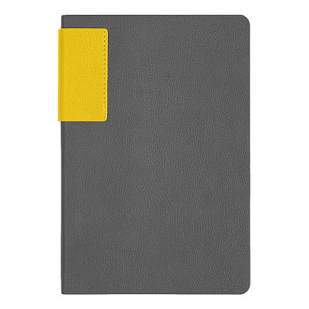 Ежедневник Flexy Star Sivilia Grey Edition Color А5, серо-оранжевый, недатированный в гибкой обложке — 15123.135.0227 new