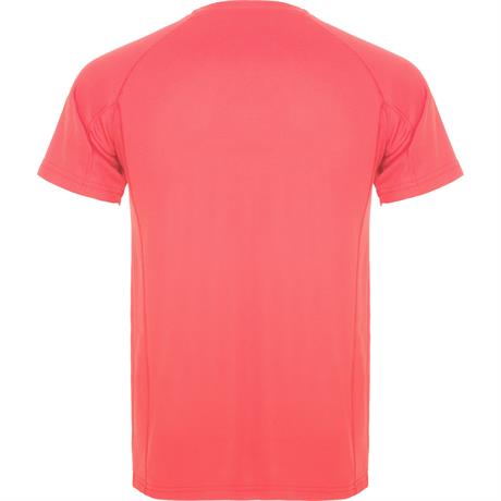 Спортивная футболка MONTECARLO мужская, КОРАЛЛОВЫЙ ФЛУОРЕСЦЕНТНЫЙ 2XL