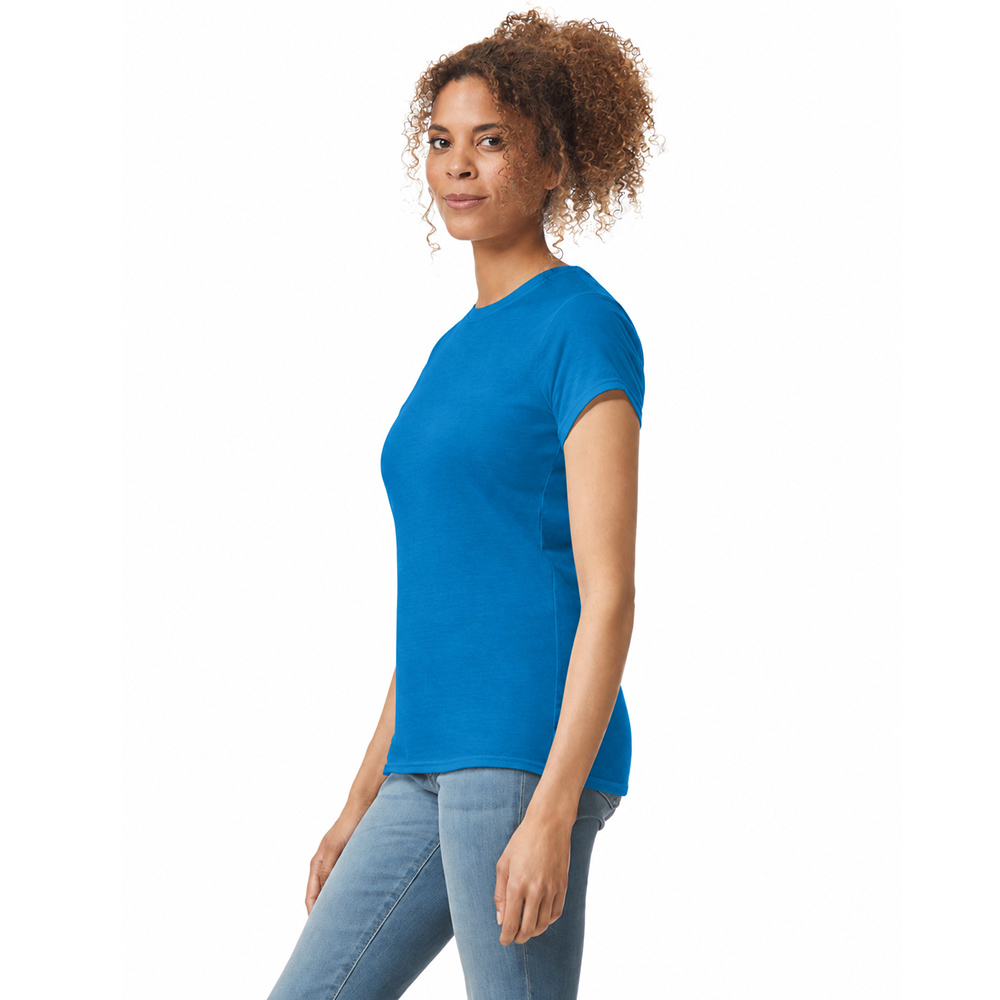 Футболка SOFTSTYLE WOMAN, ЧЕРНЫЙ L — GIL64000shS