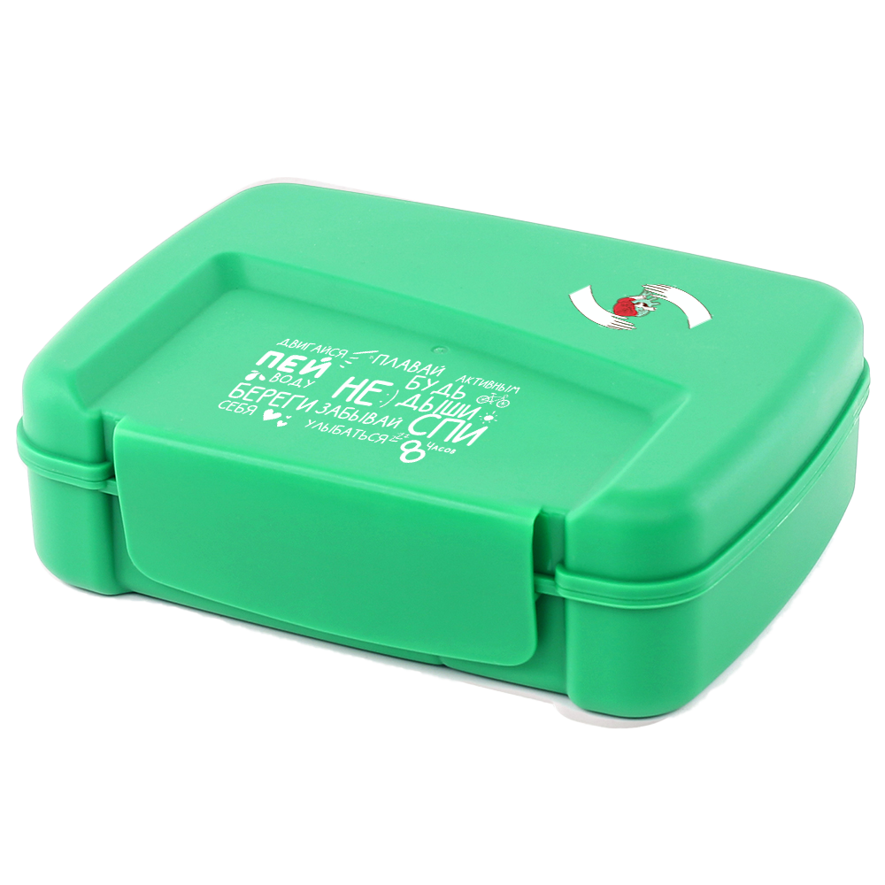 Ланчбокс (контейнер для еды) Snackpack, зелёный