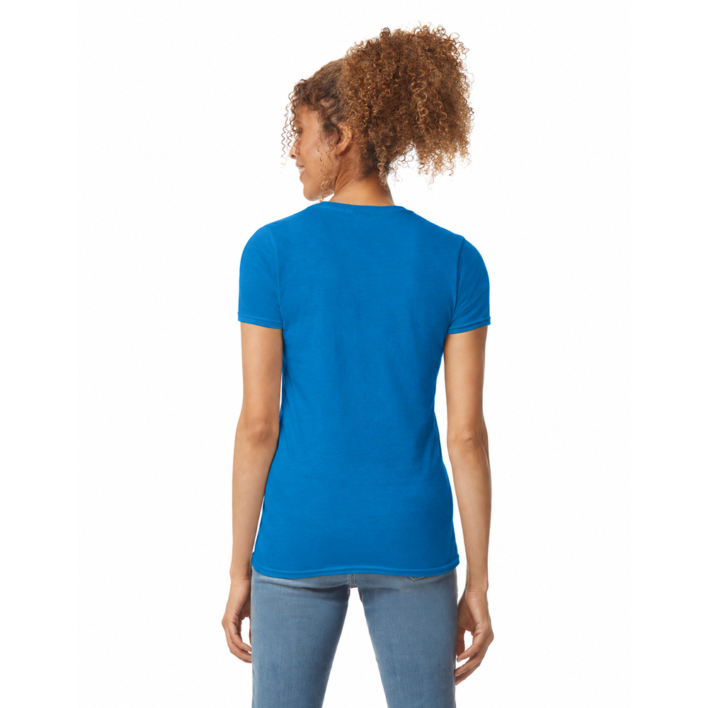 Футболка SOFTSTYLE WOMAN, ЧЕРНЫЙ L — GIL64000shS
