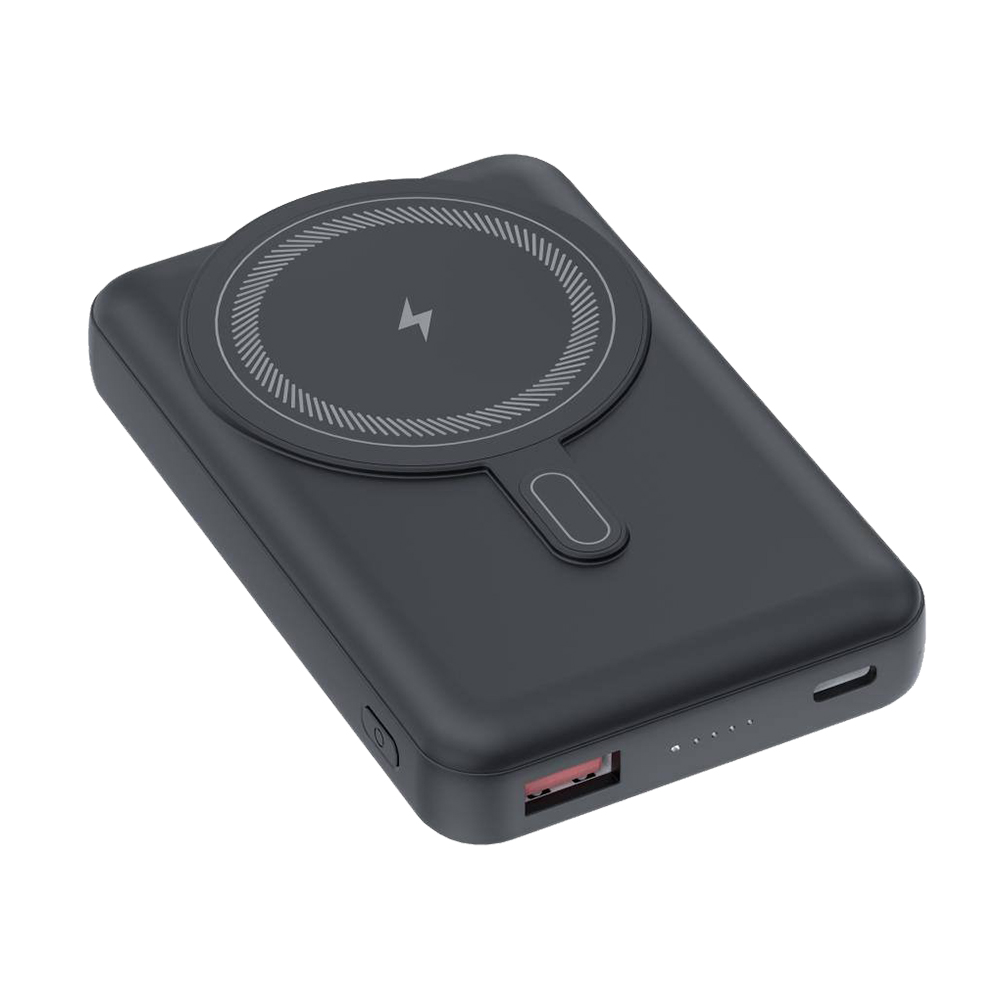 Магнитный внешний аккумулятор Axion с беспроводной зарядкой (15W), 10000 Mah, белый — 2062.02