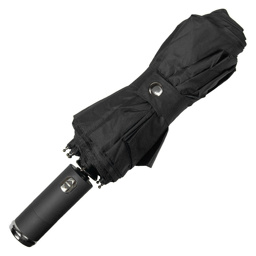 Зонт складной автоматический Forest Lotus Flashlight, чёрный — 617114.03