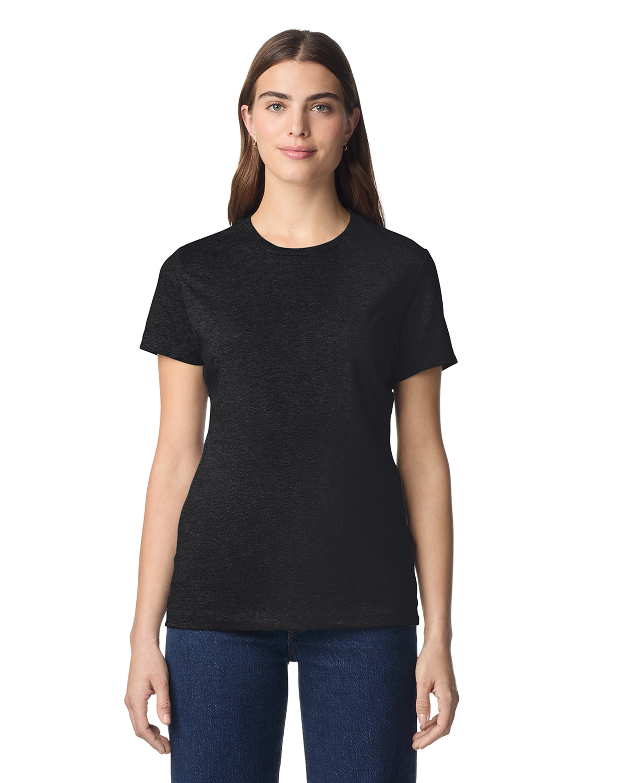 Футболка SOFTSTYLE WOMAN, ЧЕРНЫЙ L — GIL64000blL