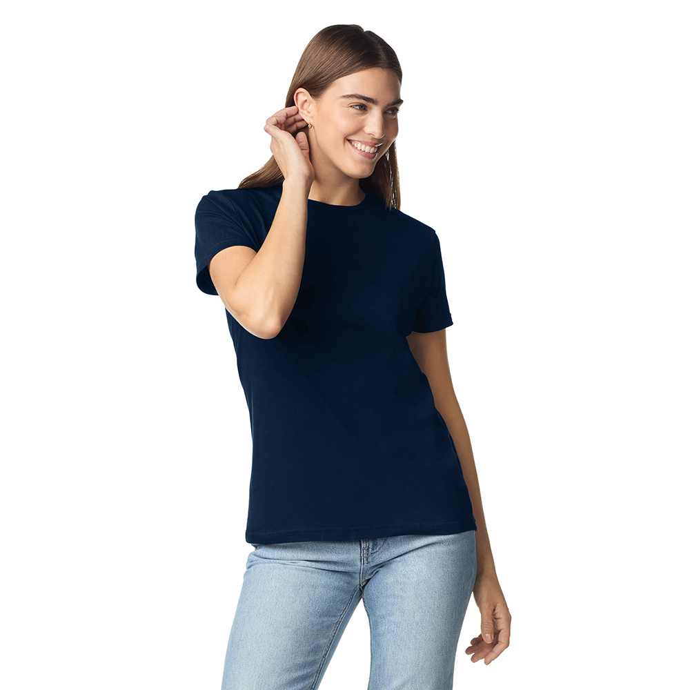 Футболка SOFTSTYLE WOMAN, ЧЕРНЫЙ L — GIL64000nvS