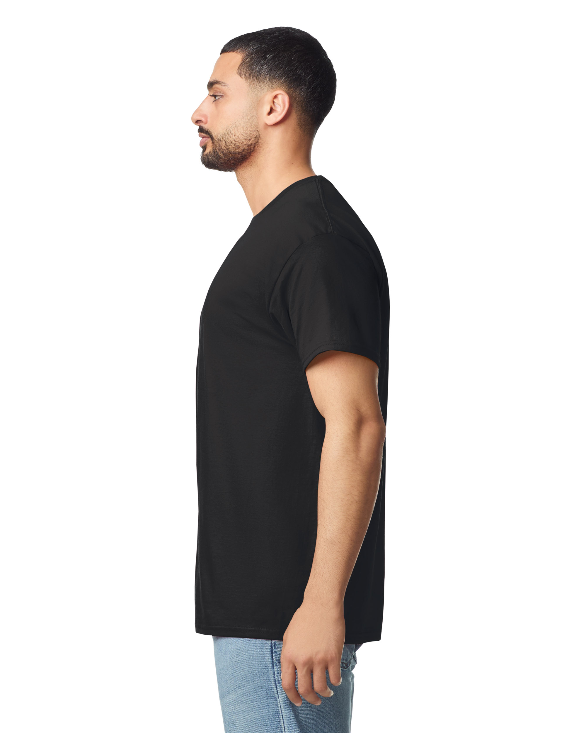 Футболка LIGHT COTTON, ЧЕРНЫЙ 2XL — GI3000blS
