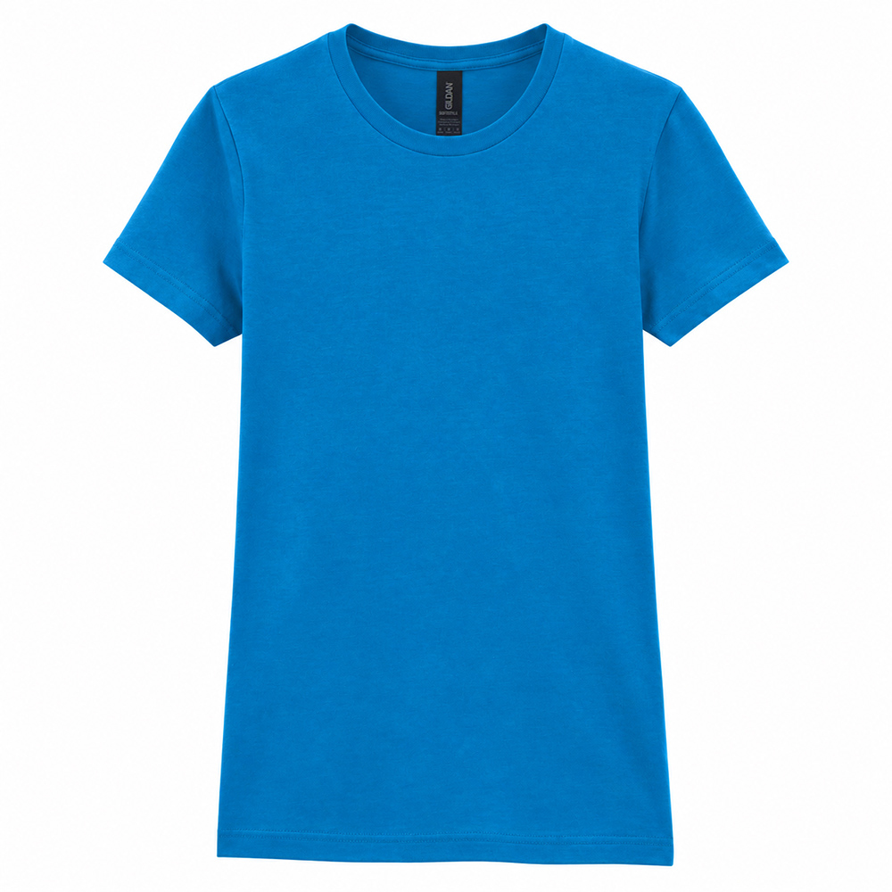 Футболка SOFTSTYLE WOMAN, ЧЕРНЫЙ L — GIL64000shS