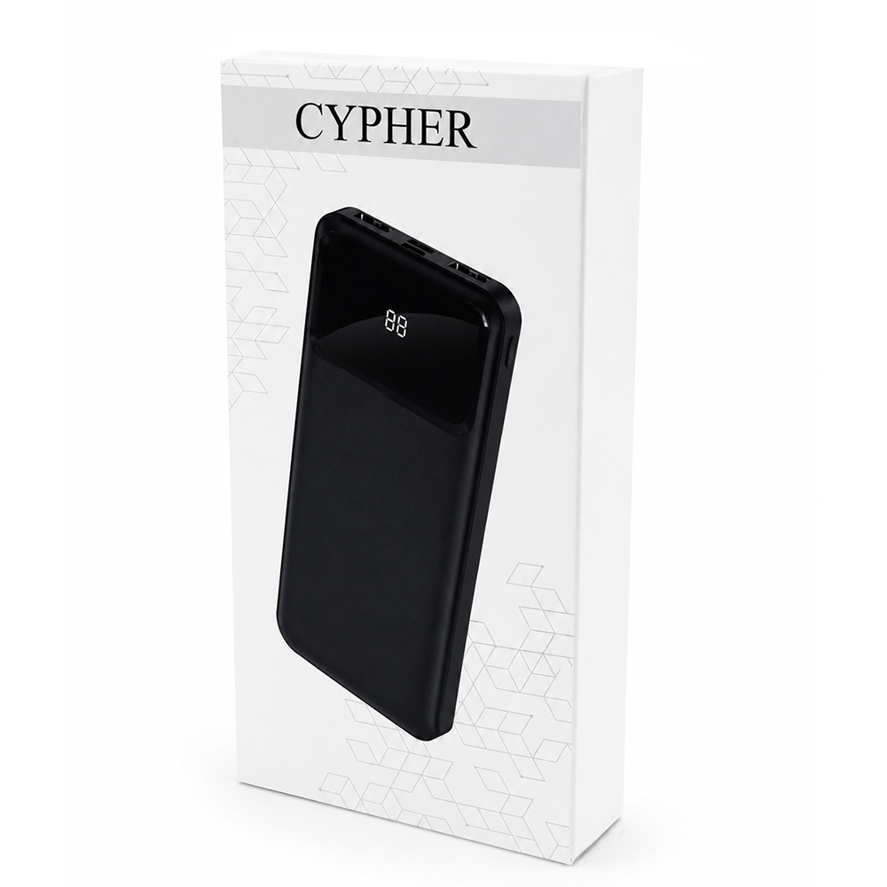 Внешний аккумулятор Cypher 10000 Mah, белый — 2042.02
