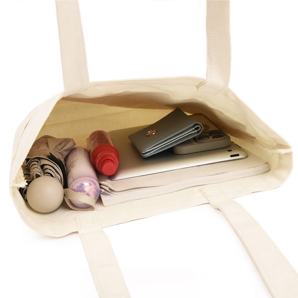 Сумка для покупок JETTA с карманами 325 г/м², натуральная