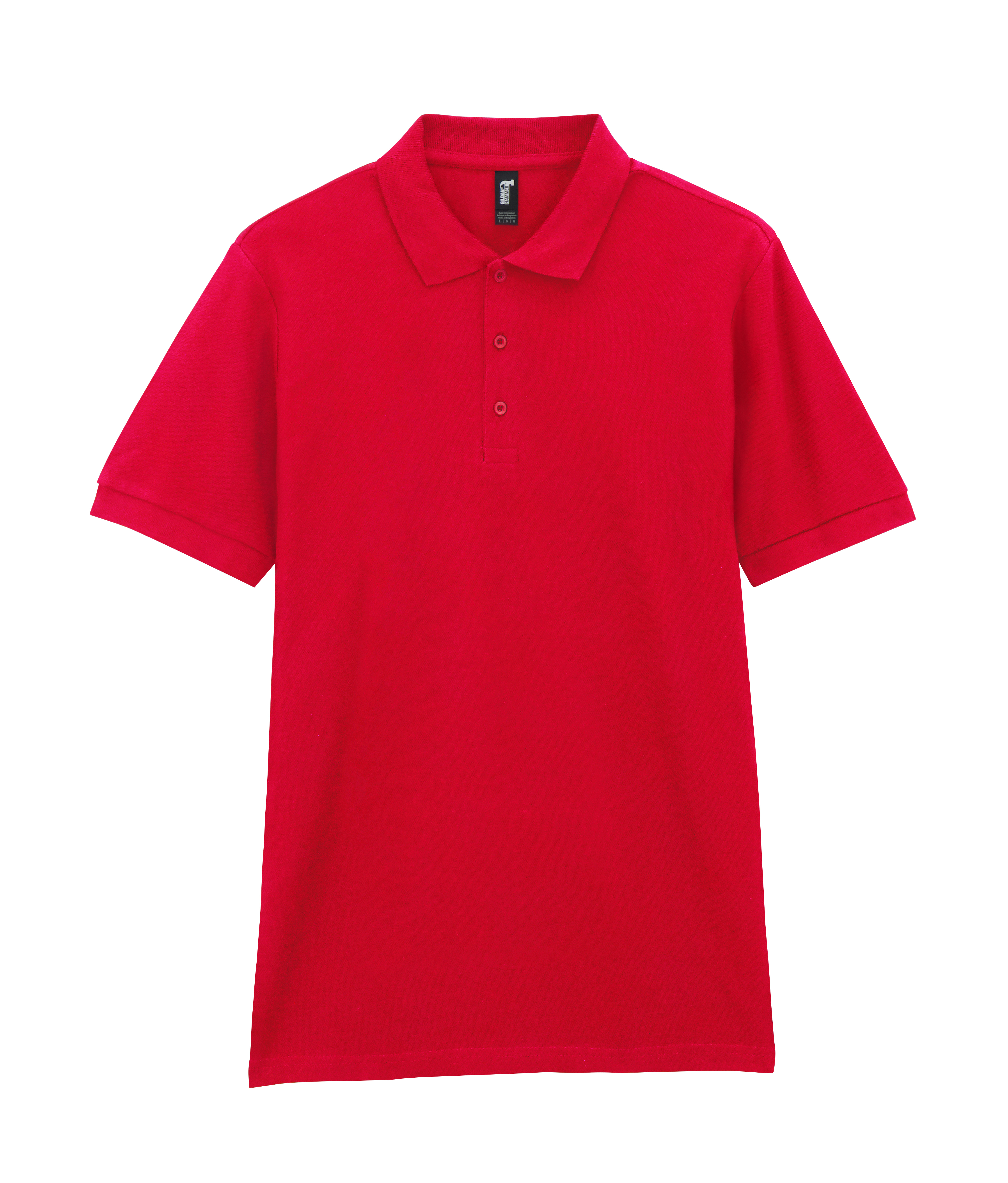 Футболка поло PREMIUM COTTON ADULT DOUBLE PIQUE, ЧЕРНЫЙ 2XL — GI85800reXL