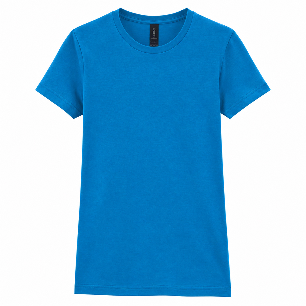 Футболка SOFTSTYLE WOMAN, ЧЕРНЫЙ L — GIL64000shM