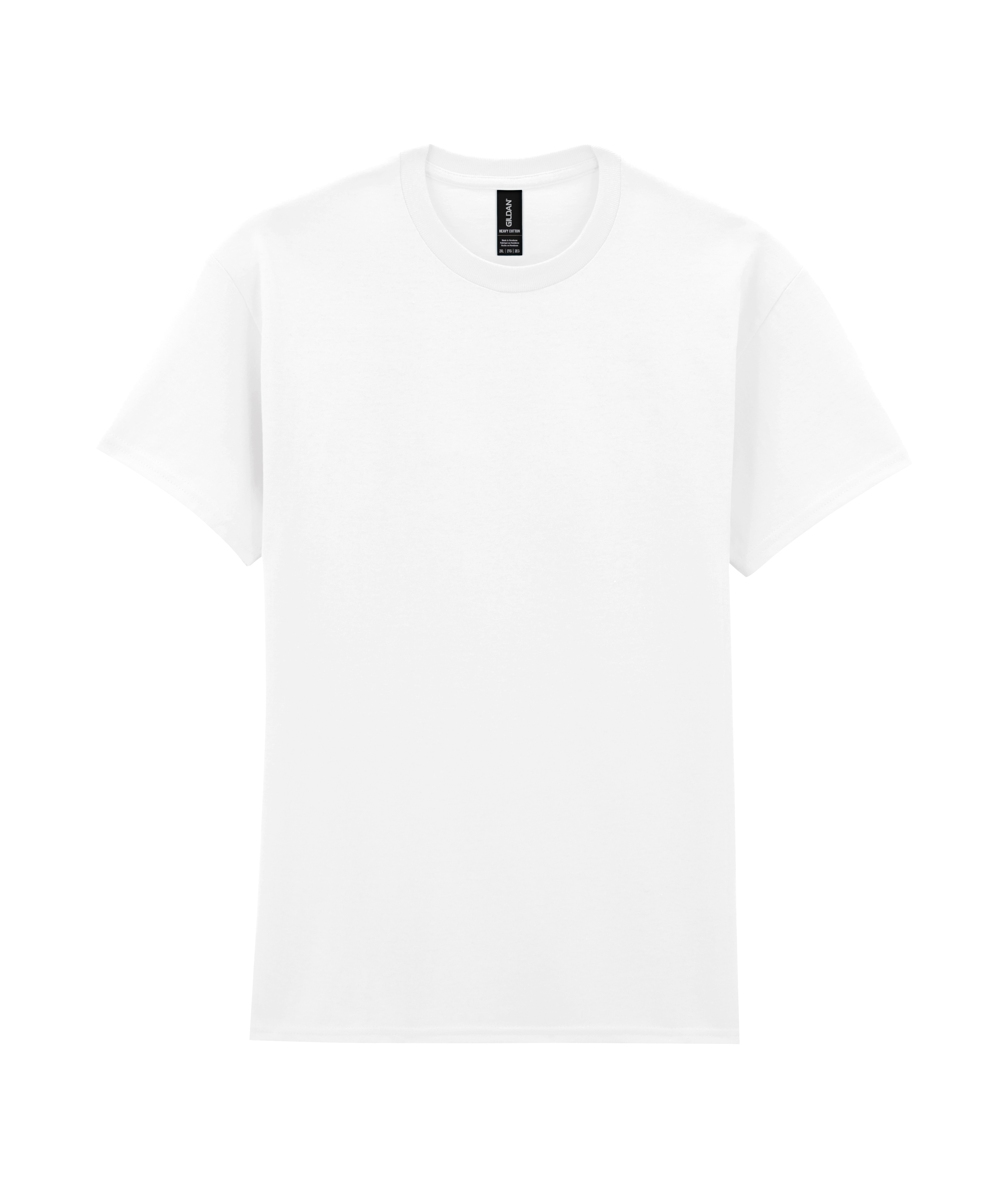 Футболка HEAVY COTTON, ЧЕРНЫЙ 2XL — GI5000wh5XL