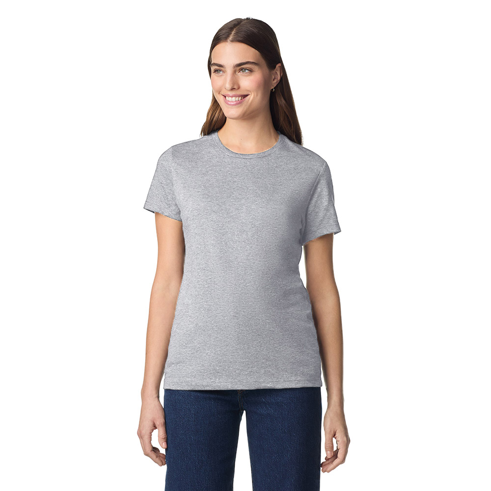 Футболка SOFTSTYLE WOMAN, ЧЕРНЫЙ L — GIL64000spS