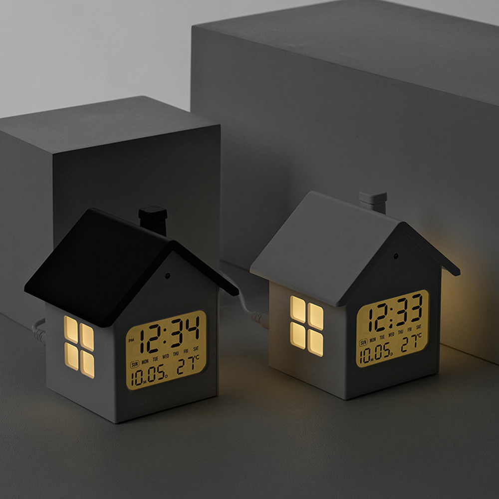 Часы метеостанция HomeTime, белые — 7136.01