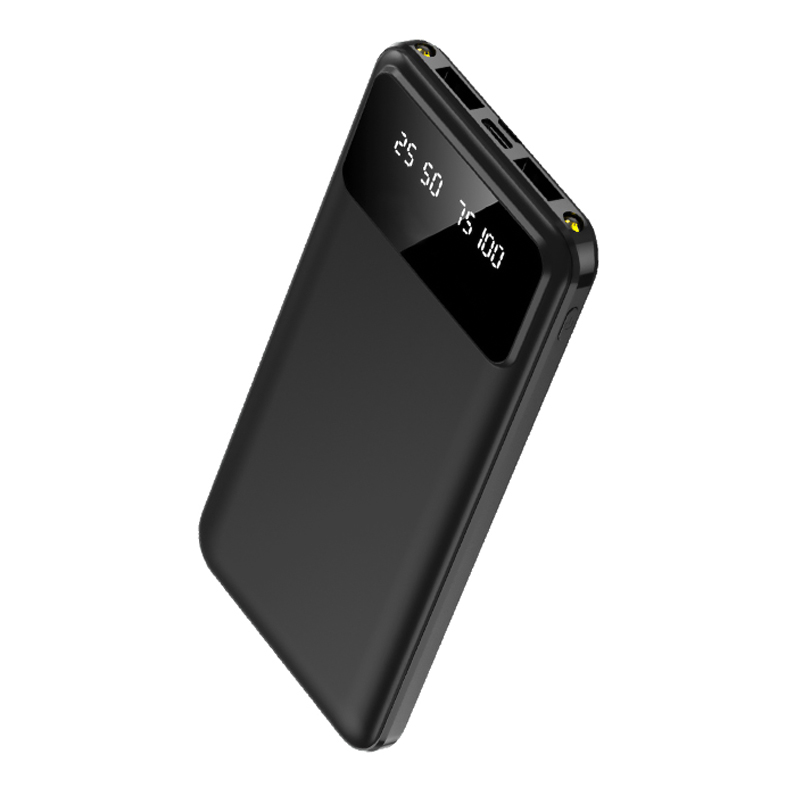 Внешний аккумулятор Dorado 10 000 mAh с фонариком, белый — 2037.02