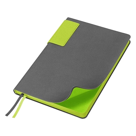 Ежедневник Flexy Star Sivilia Grey Edition Color А5, серо-оранжевый, недатированный в гибкой обложке — 15123.135.0213 new