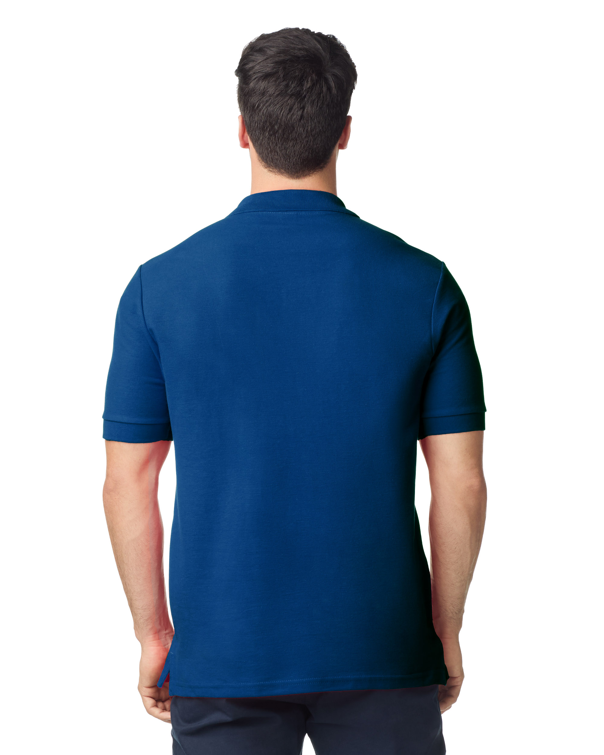 Футболка поло PREMIUM COTTON ADULT DOUBLE PIQUE, ЧЕРНЫЙ 2XL — GI85800nvS
