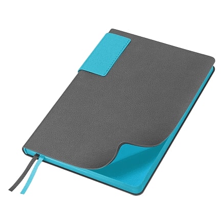 Ежедневник Flexy Star Sivilia Grey Edition Color А5, серо-оранжевый, недатированный в гибкой обложке — 15123.135.0214 new