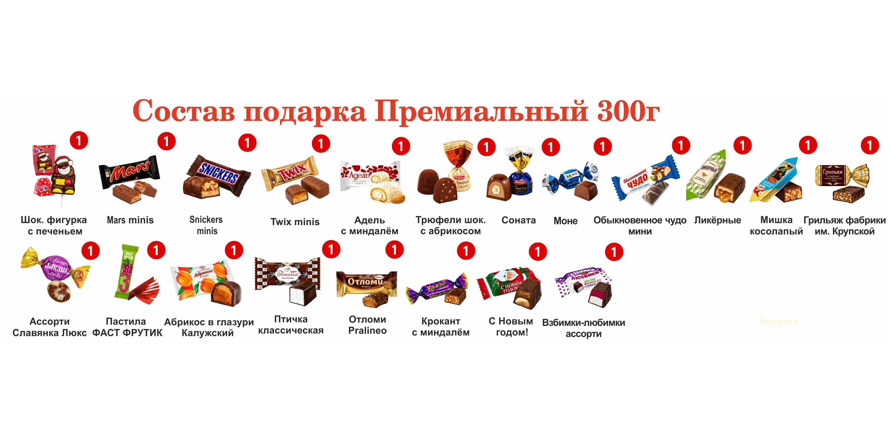 №1 Би-Ба-Бо Бабка 300 грамм новогодний подарок белорусский — АиК-00454 (1)