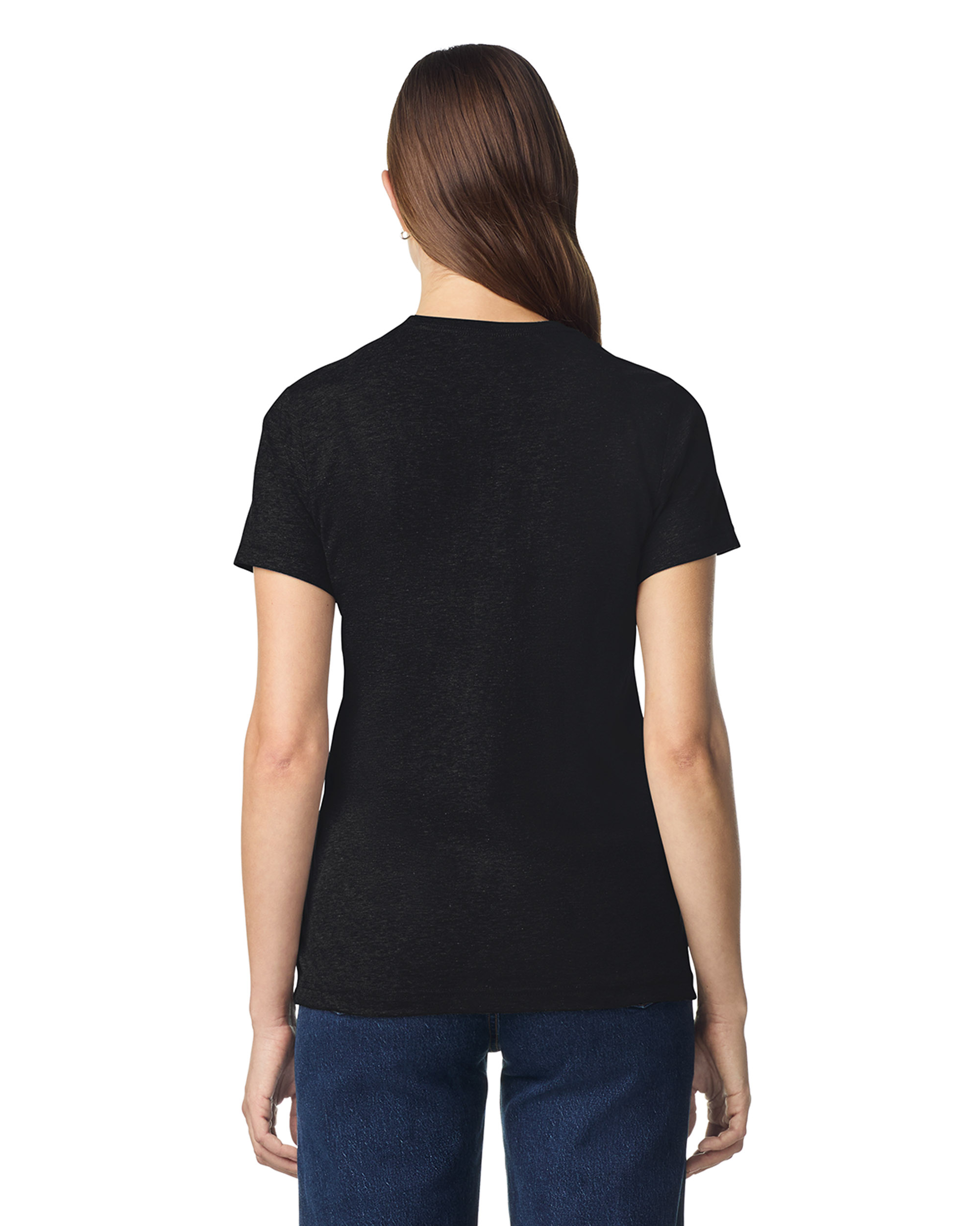 Футболка SOFTSTYLE WOMAN, ЧЕРНЫЙ L — GIL64000blL
