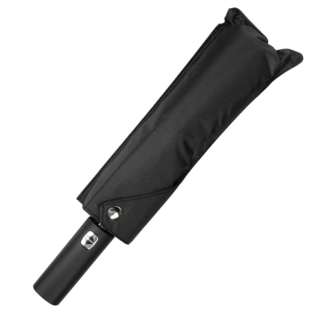 Зонт складной автоматический обратного сложения Forest Lotus Reverse, чёрный