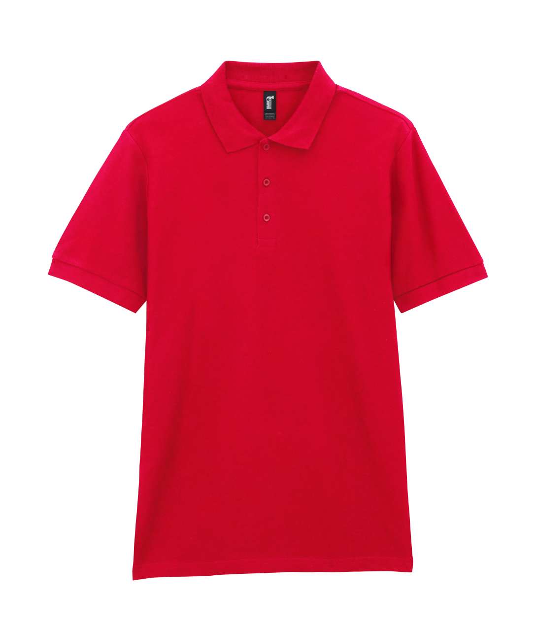 Футболка поло PREMIUM COTTON ADULT DOUBLE PIQUE, ЧЕРНЫЙ 2XL — GI85800reS