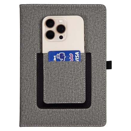 Ежедневник Smart Wallet Cambric A5, серый, недатированный, в твердой обложке с поролоном — 75981.5.02 new