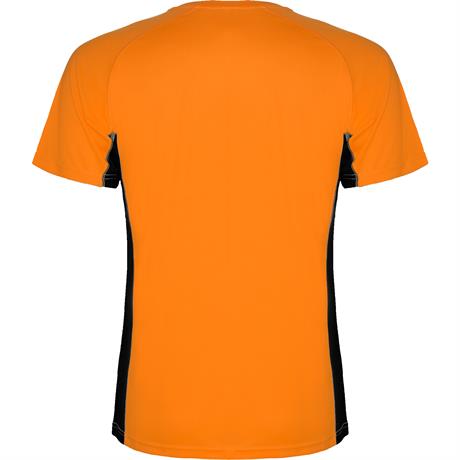 Спортивная футболка SHANGHAI мужская, ФЛУОРЕСЦЕНТНЫЙ ОРАНЖЕВЫЙ/ЧЕРНЫЙ 2XL