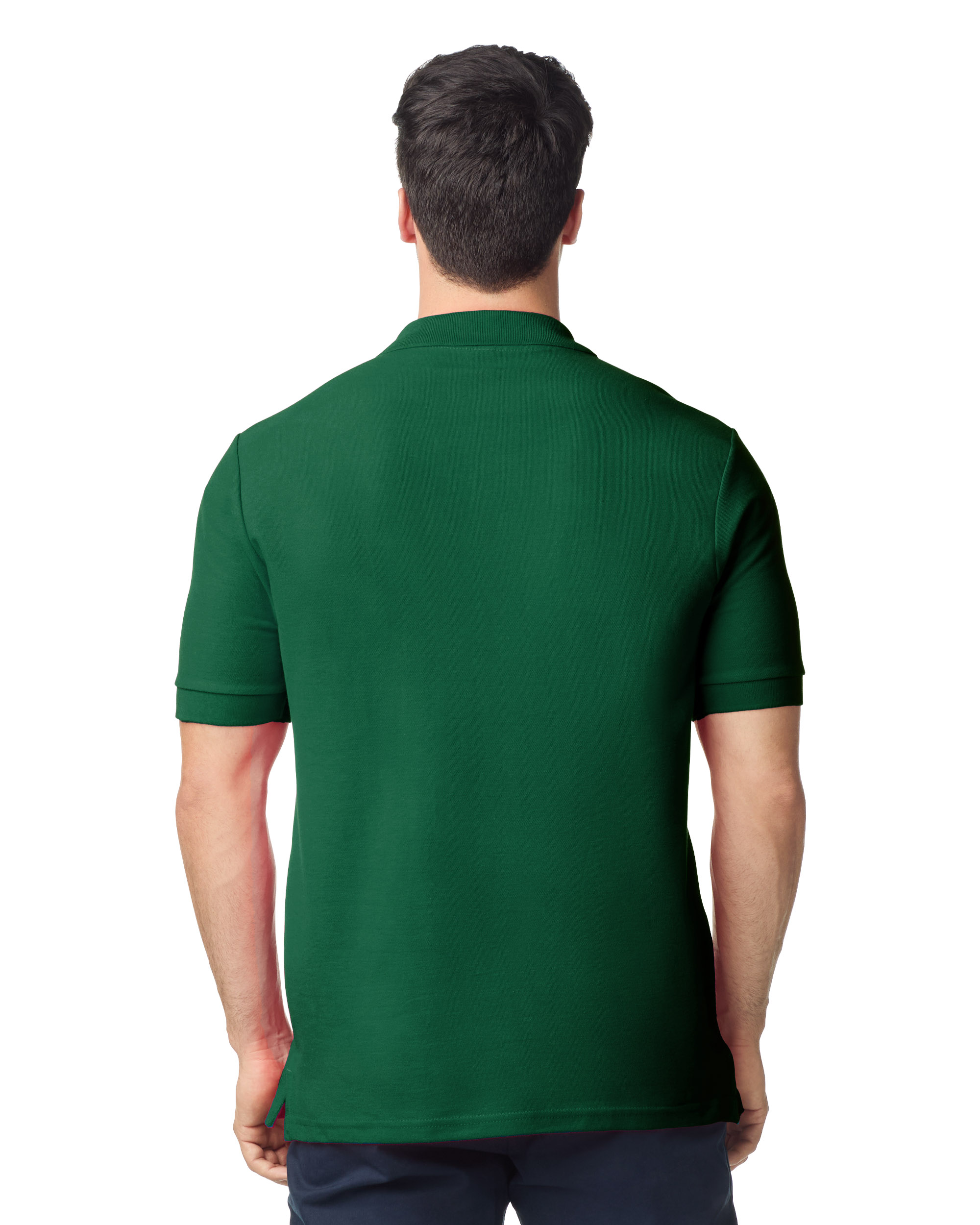 Футболка поло PREMIUM COTTON ADULT DOUBLE PIQUE, ЧЕРНЫЙ 2XL — GI85800miS