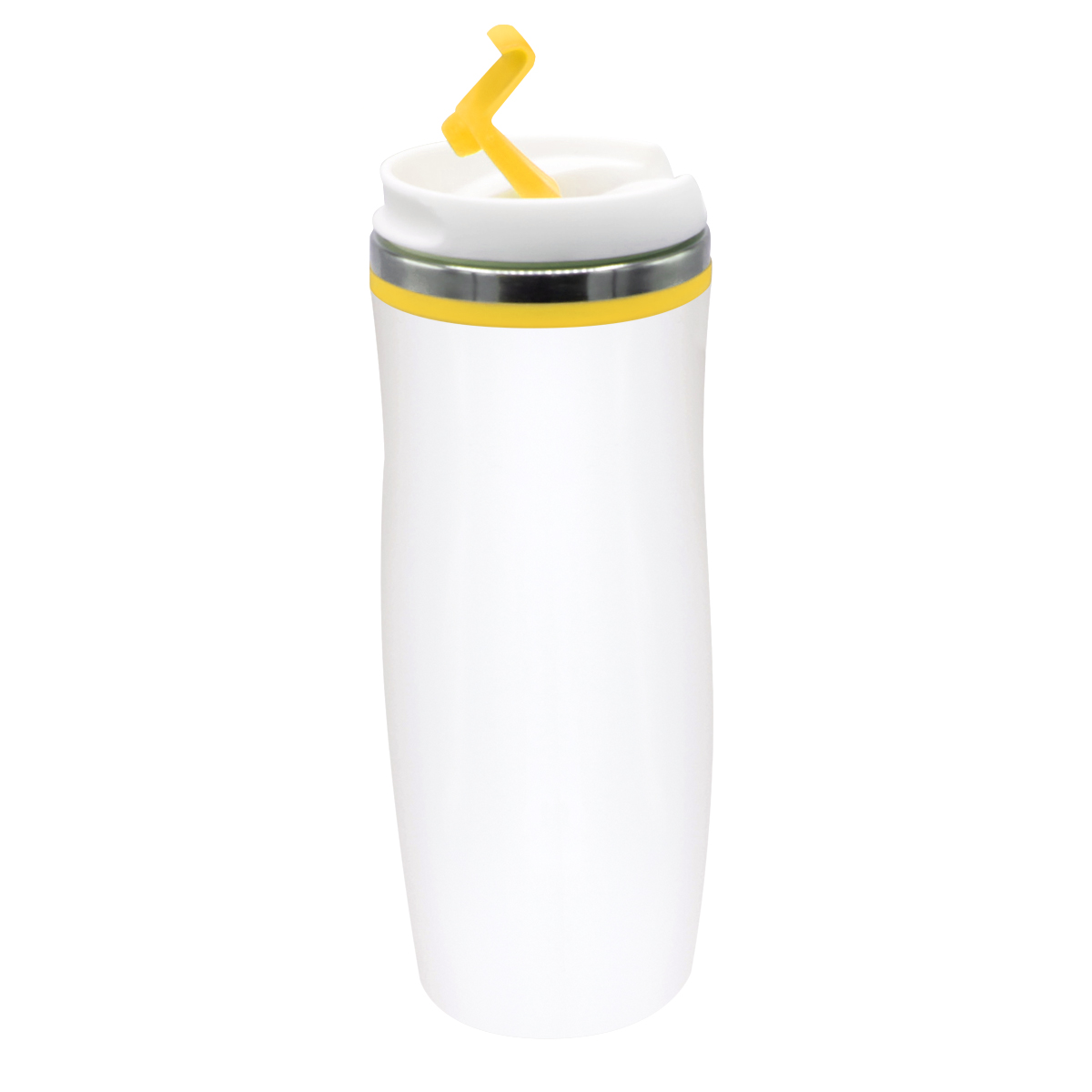 Термокружка Latte, бело-черный — 5003.06