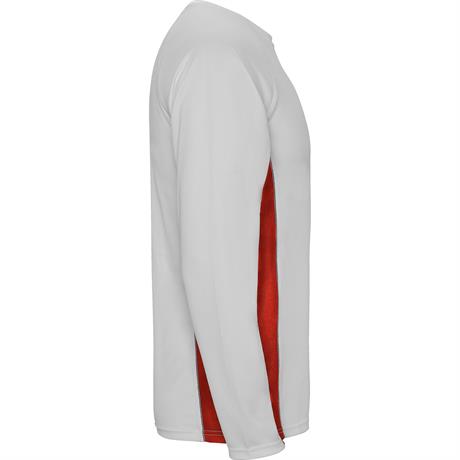 Спортивная футболка SHANGHAI L/S мужская, БЕЛЫЙ/КРАСНЫЙ M