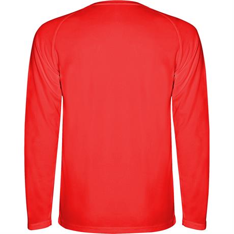 Спортивная футболка MONTECARLO L/S мужская, КРАСНЫЙ L