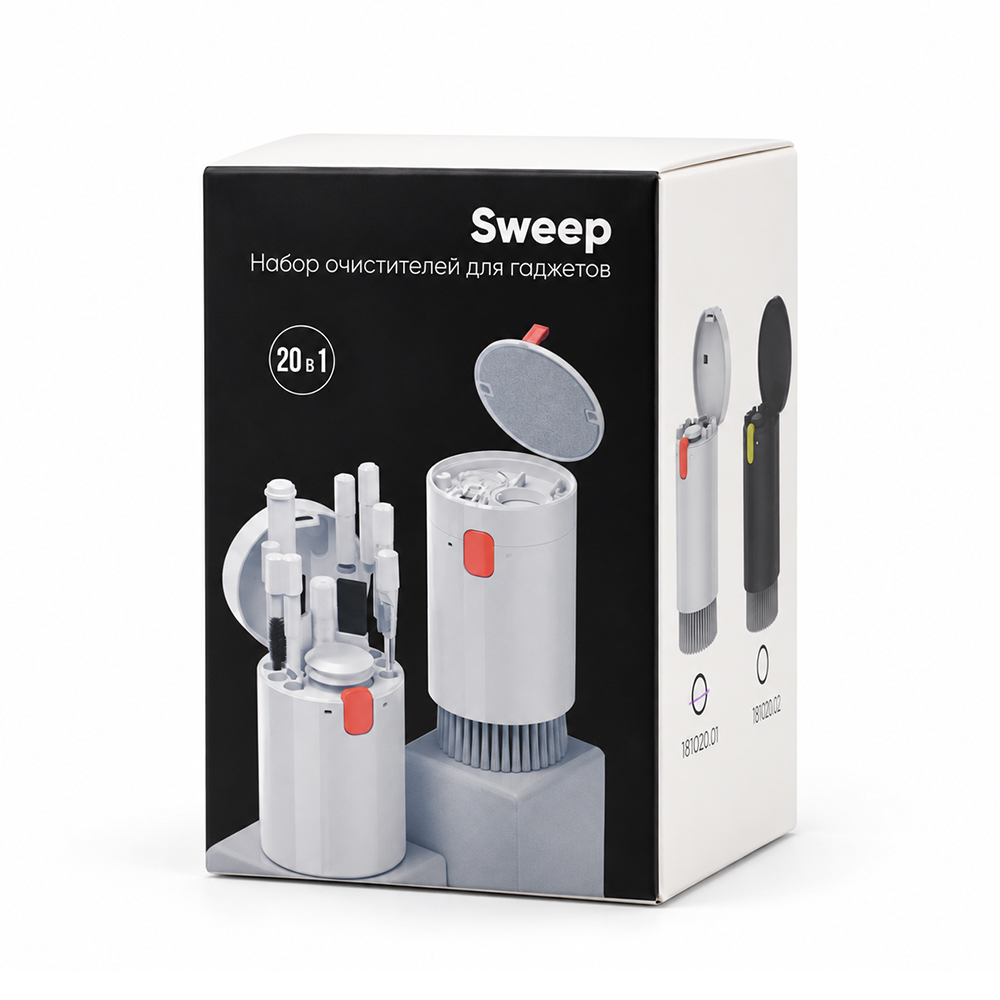 Набор очистителей для гаджетов Sweep, белый — 18102.01