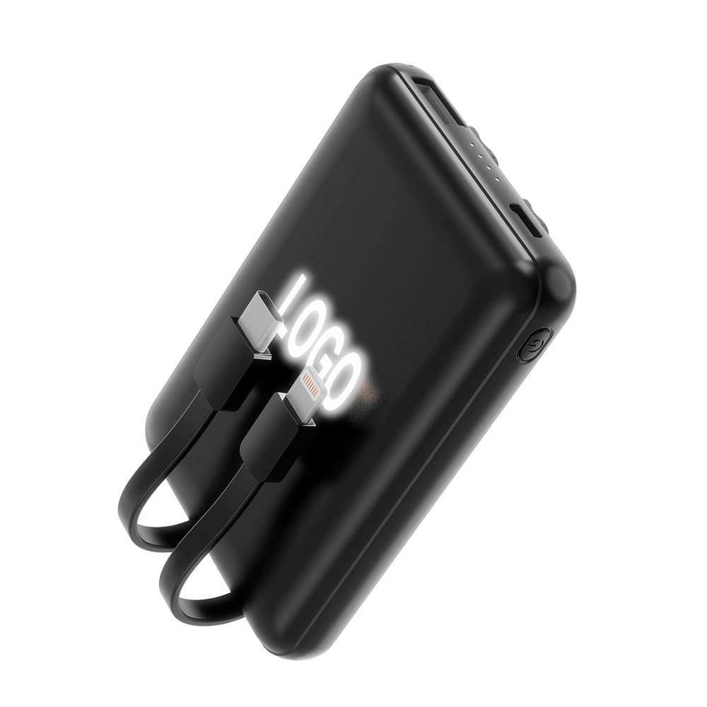 Внешний аккумулятор Eron с подсветкой гравировки, 5000 mAh