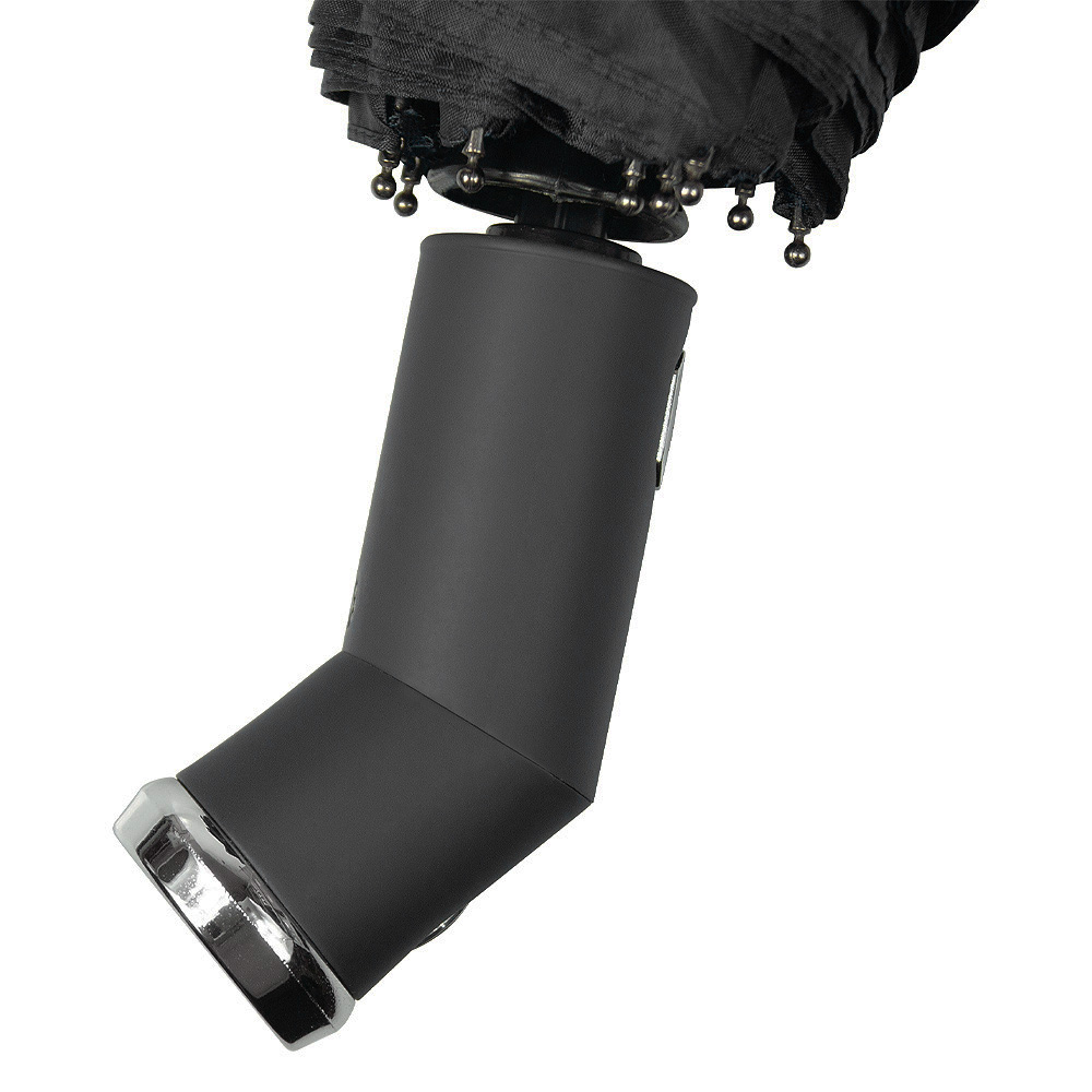 Зонт складной автоматический Forest Lotus Flashlight, чёрный — 617114.03