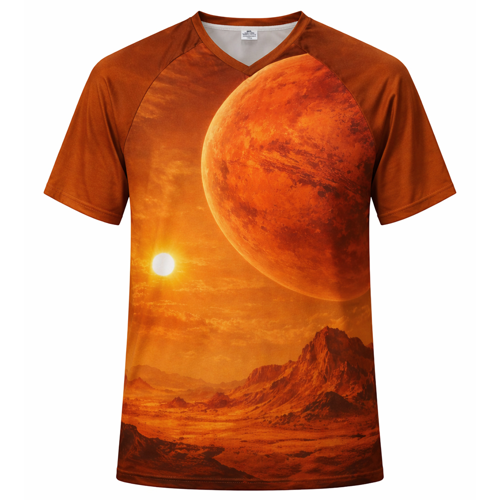 Футболка ELORA с полноцветной печатью, размер 2XL — 730201-2-1-LB/4XL