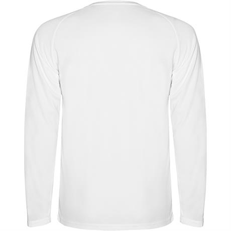 Спортивная футболка MONTECARLO L/S мужская, БЕЛЫЙ L