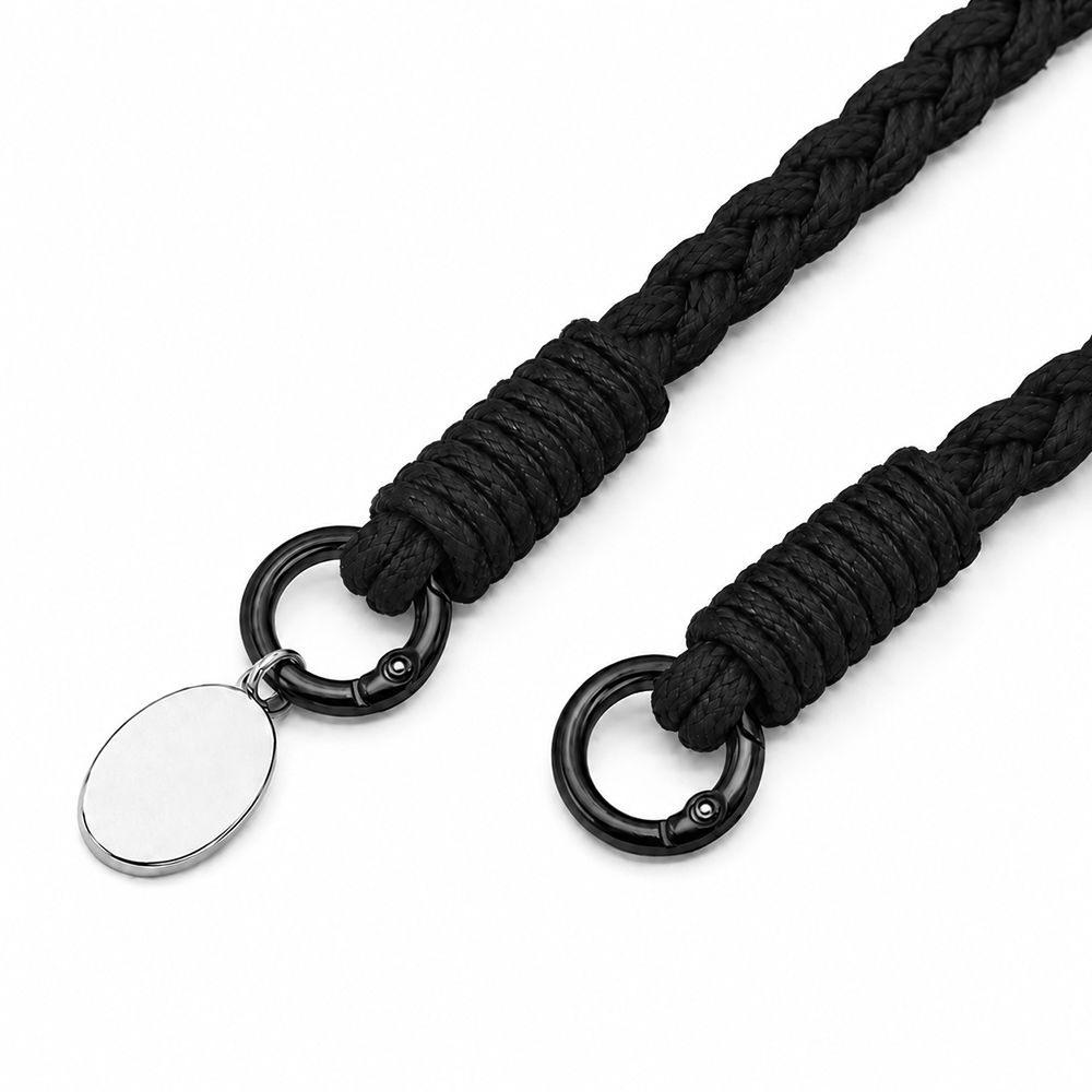 Шнурок на карабине BraidLite, чёрный — 4114.02