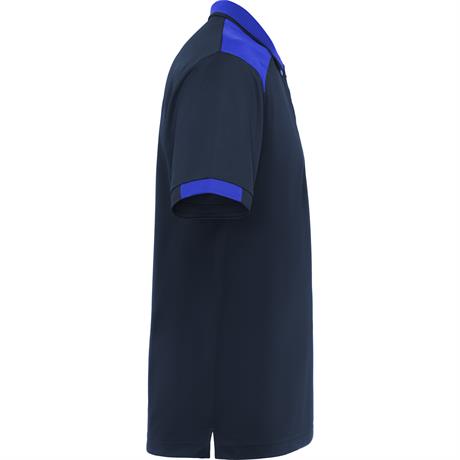 Футболка поло SAMURAI мужская, МОРСКОЙ СИНИЙ/КОРОЛЕВСКИЙ СИНИЙ 2XL