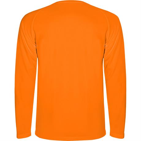 Спортивная футболка MONTECARLO L/S мужская, ФЛУОРЕСЦЕНТНЫЙ ОРАНЖЕВЫЙ M