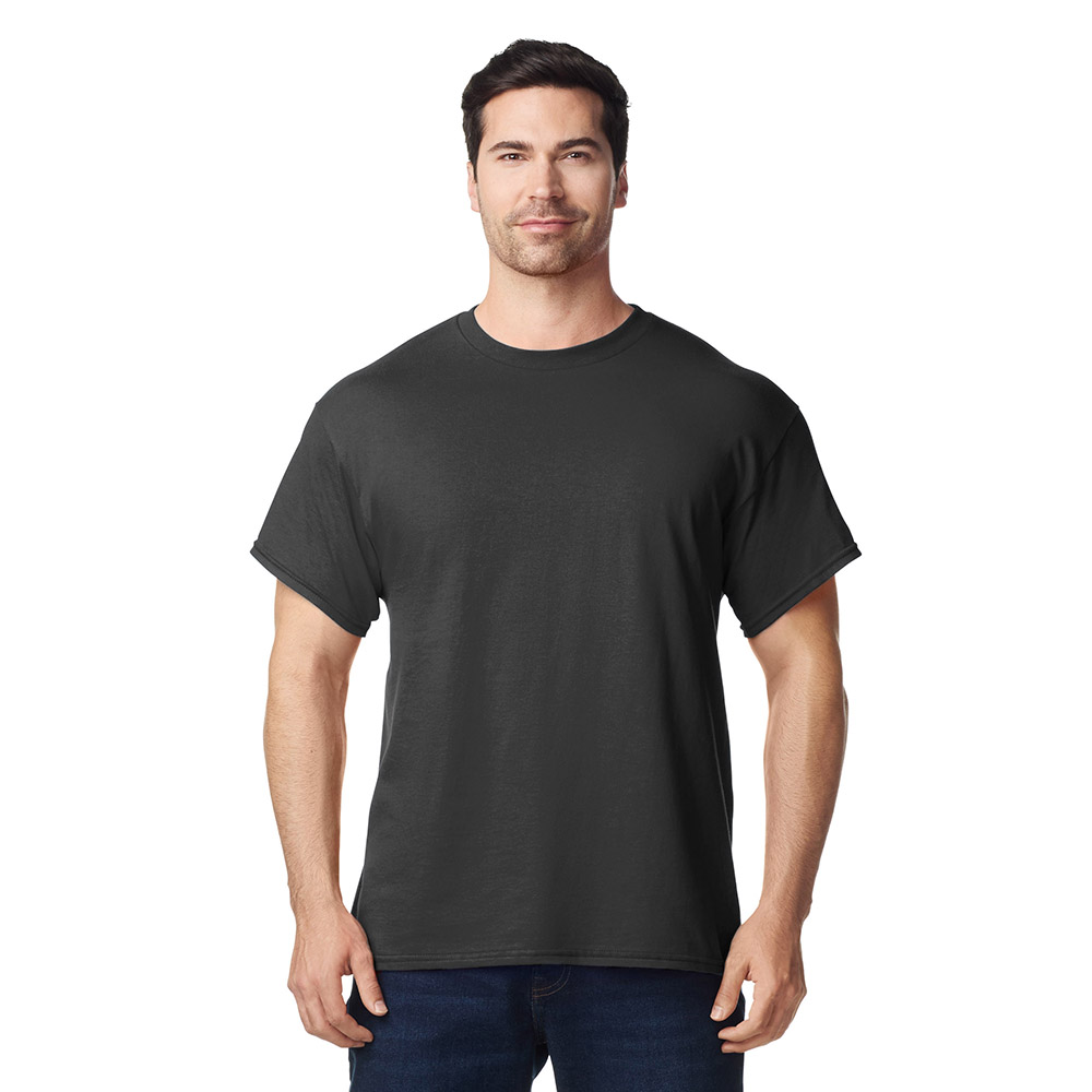 Футболка HEAVY COTTON, ЧЕРНЫЙ 2XL — GI5000twS