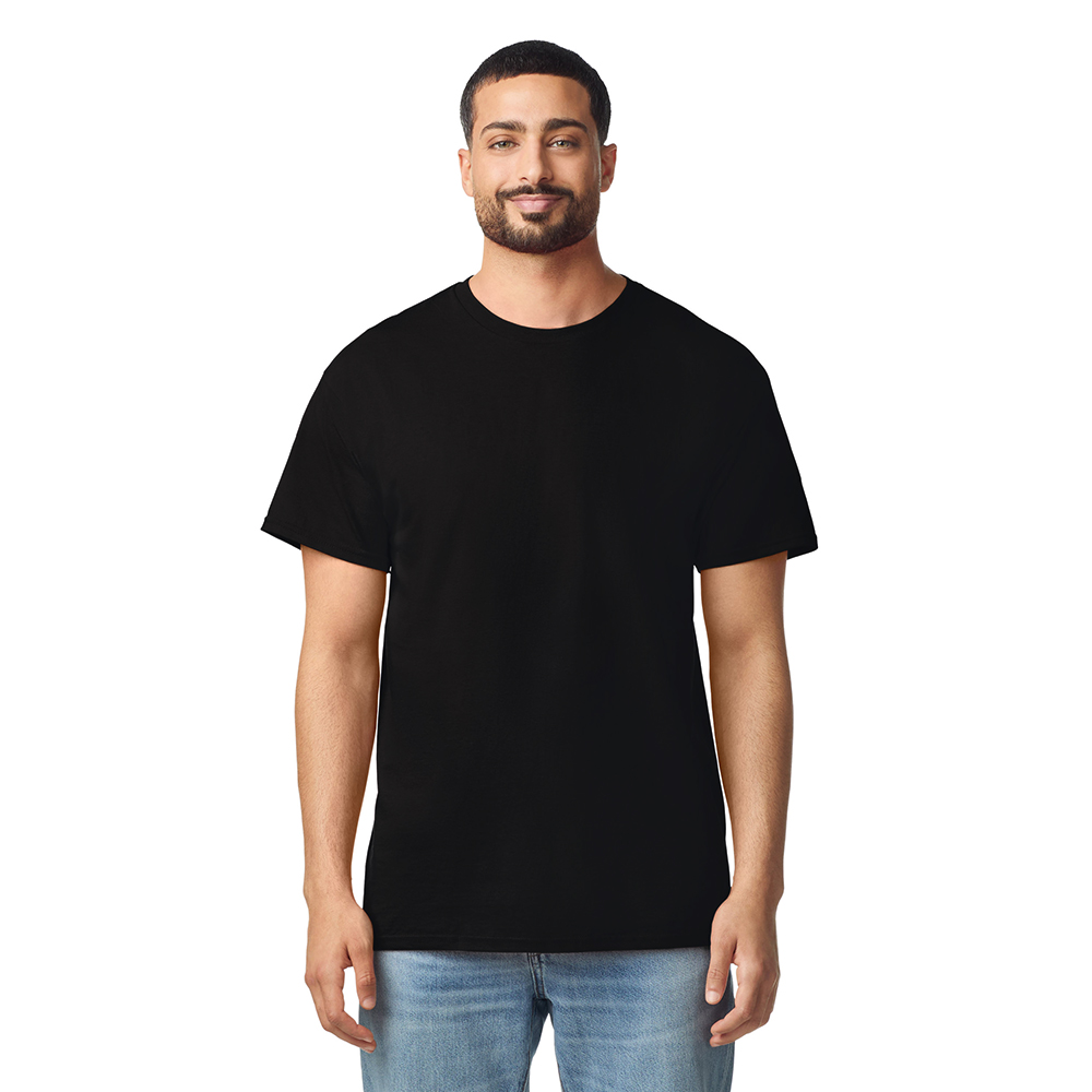 Футболка LIGHT COTTON, ЧЕРНЫЙ 2XL — GI3000blXS
