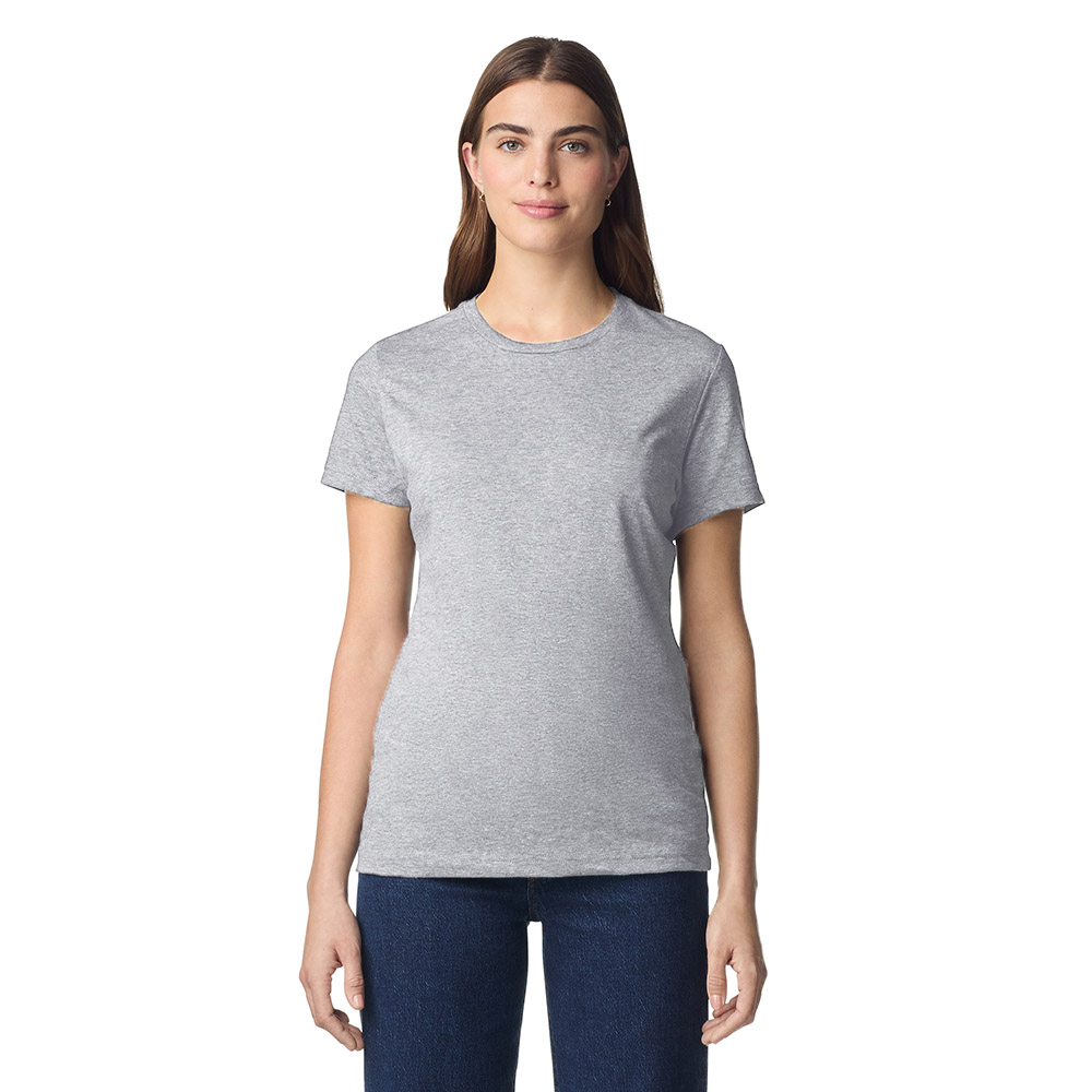 Футболка SOFTSTYLE WOMAN, ЧЕРНЫЙ L — GIL64000spS