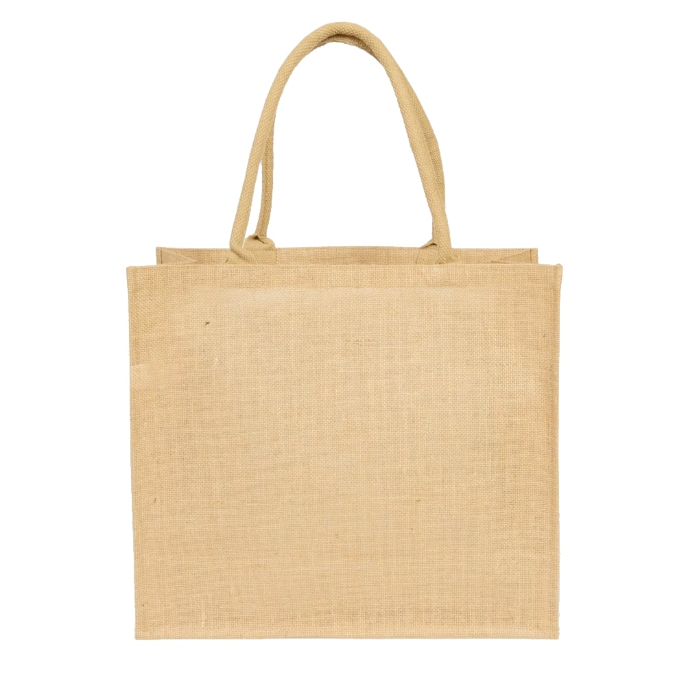 Сумка из джута Caravan Jute, чёрная — 6151415.21