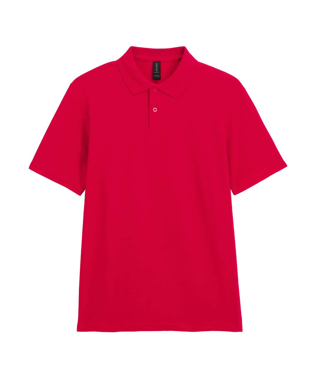 Футболка поло SOFTSTYLE ADULT DOUBLE PIQUE, ЧЕРНЫЙ 2XL — GI64800reS